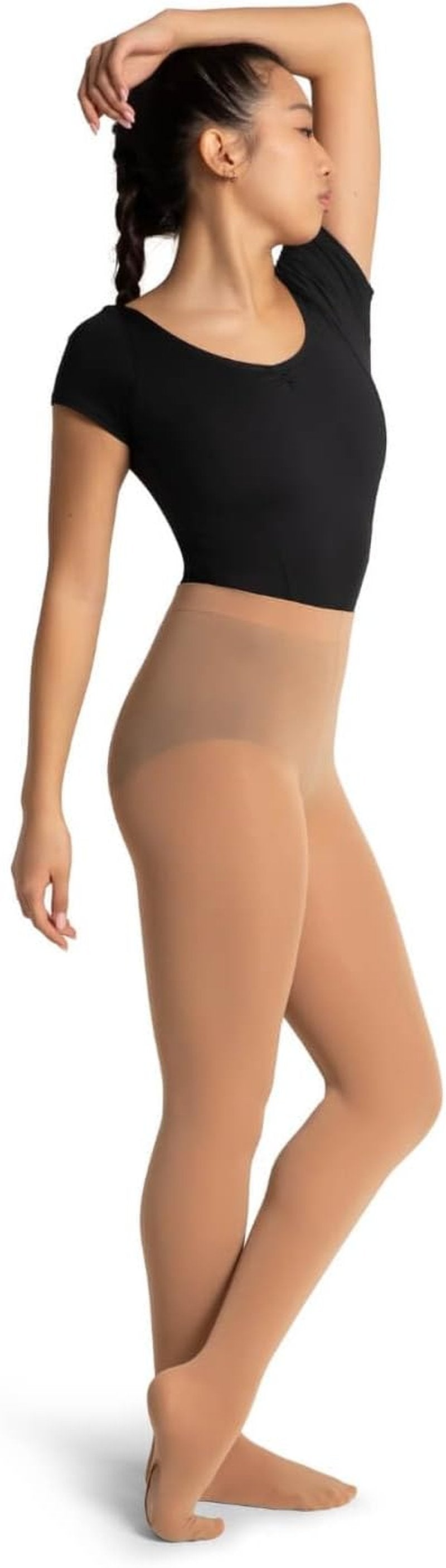 Capezio Ultra Soft Transition Tight - Back Seam Design | Caramel, XX-Large