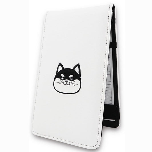 Gbourly Golf Scorecard Yardage Book Holder Cover PU Leather Funny Animals Golf Accessories Including a Pencil and Two Scorecards (Lucky Cat)