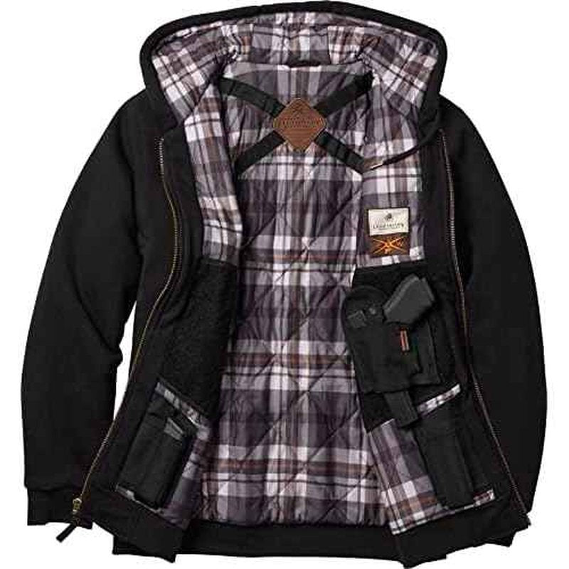 Legendary Whitetails Men's Concealed Carry Guard Insulated Full Zip Hooded Sweatshirt