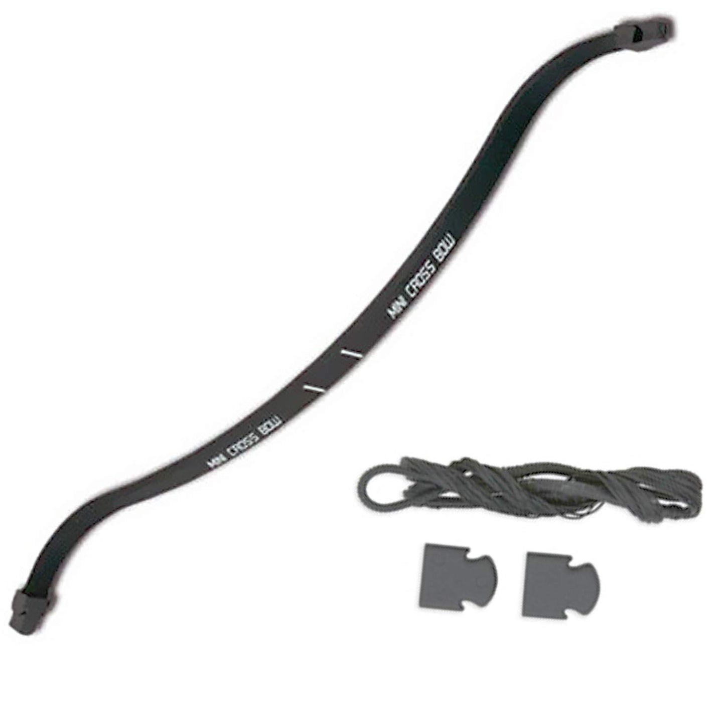 KingsArchery Crossbow Limb 80 lbs Fiberglass Bow Replacement for Hunting Crossbow + Pack of 80 lb Crossbow String and Caps Set