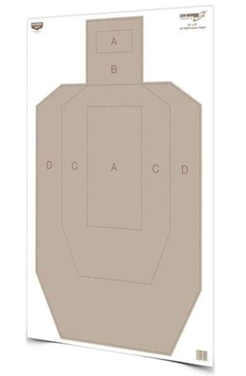 Birchwood Casey Eze-Scorer IPSC Practice Target (Per 100), 23 x 35-Inch