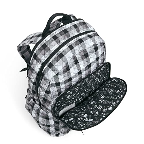 Vera Bradley Women's Cotton Campus Backpack, Kingbird Plaid, One Size