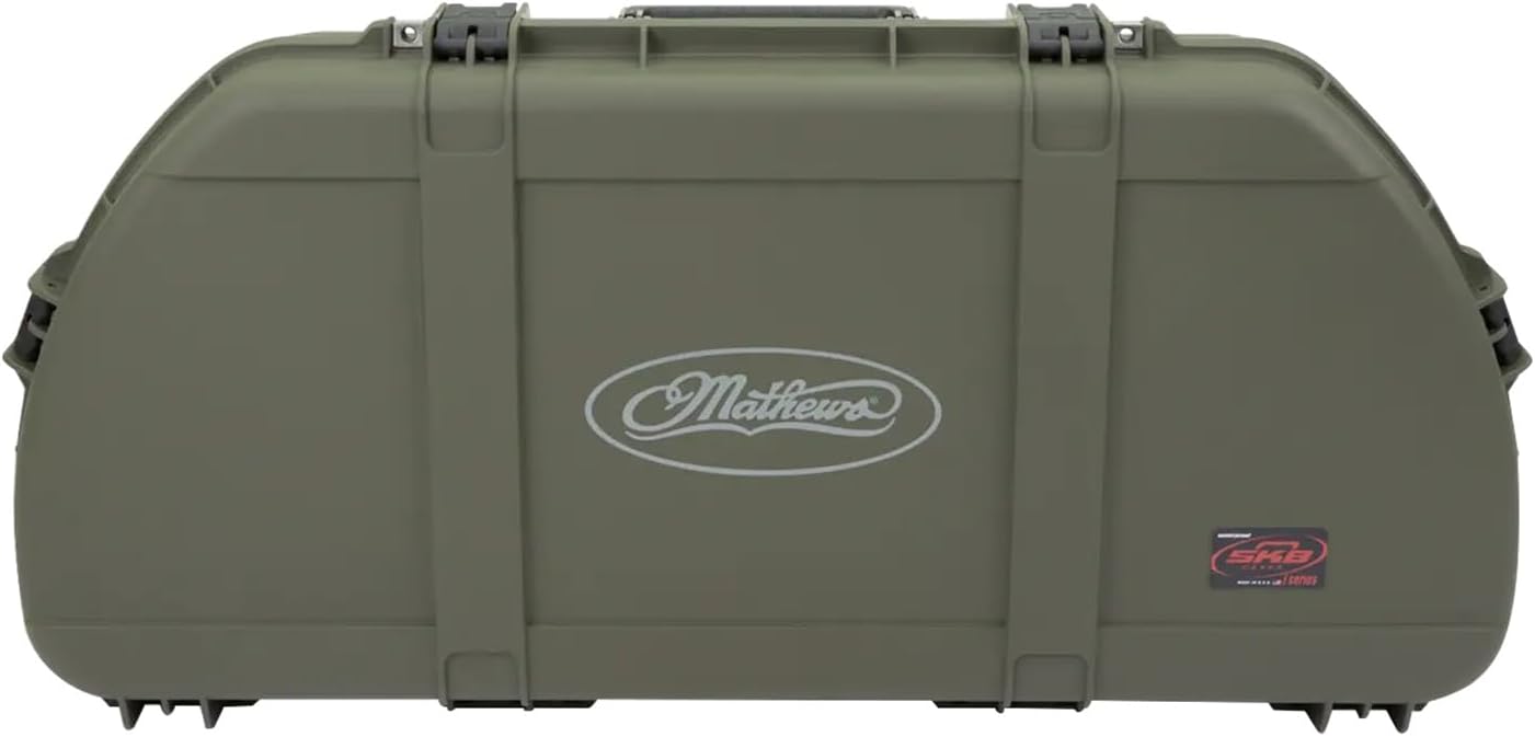 SKB Cases Mathews Iseries Shaped Bow Case - Durable Od Green Design | 43-Inch Size