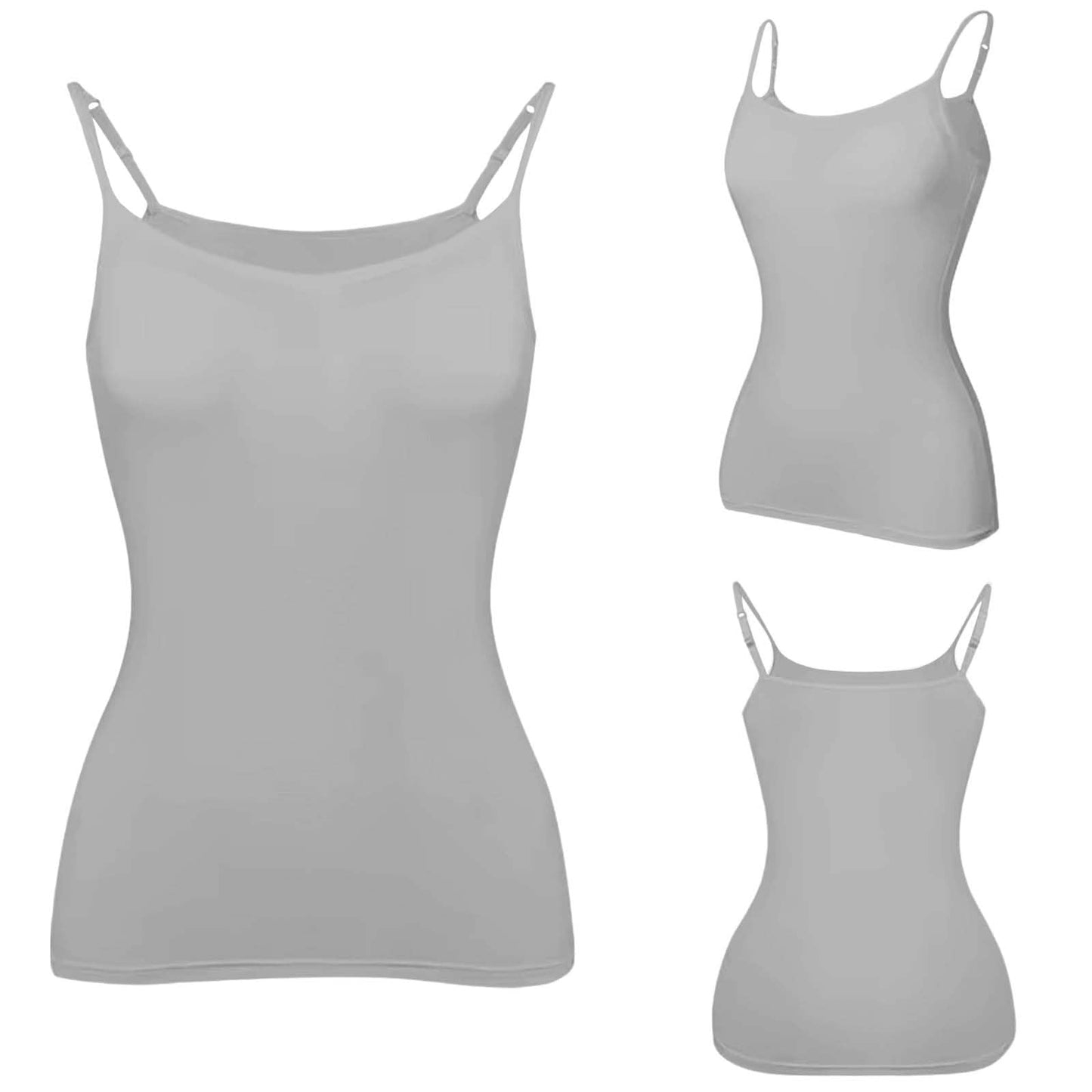 warehouse clearance my orders placed recently by me Tops with Built in Bra for Women Cami Tank Tops for Women 2024 Summer Casual Tank Tops Woman Womens Workout Tank Tops Grey XL