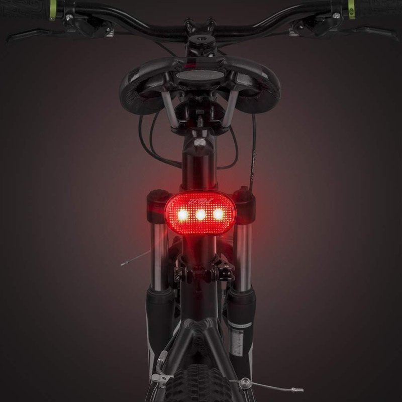 BV Bicycle Lights for Night Riding LED Bike Tail Light, Rear Bike Light Weather Resistant, Visible Up to 1500ft Bicycle Taillight LED Bike Light, Two-Way Mount, Battery-Powered, Pair