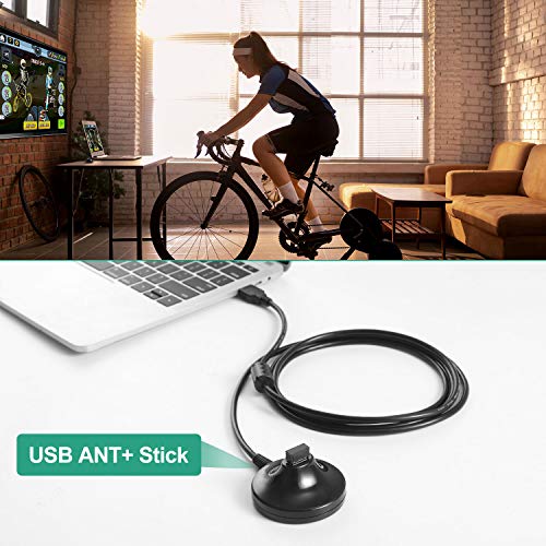 COOSPO USB ANT Stick,ANT+ Dongle for Indoor Cycling Training Data Transmission, Compatible with BKOOL Wahoo TacX Bike Trainer,Zwift TrainerRoad Garmin Connect Cycleops Trainer Rouvy TacX Vortex