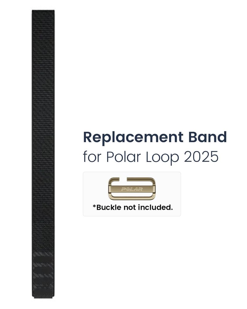 BlikWyt Elastic Loop Nylon Band Compatible with Polar loop, Adjustable Sport Braided Replacement Wrist Strap for Women Men (Black)