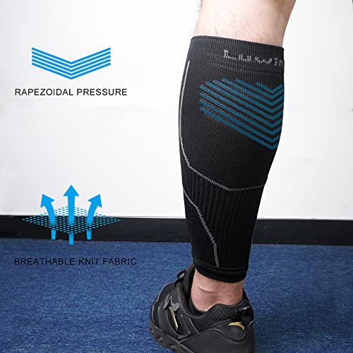 Luwint Kids & Teens Calf Compression Sleeves for Runnig, Pain Relief,1 Pair