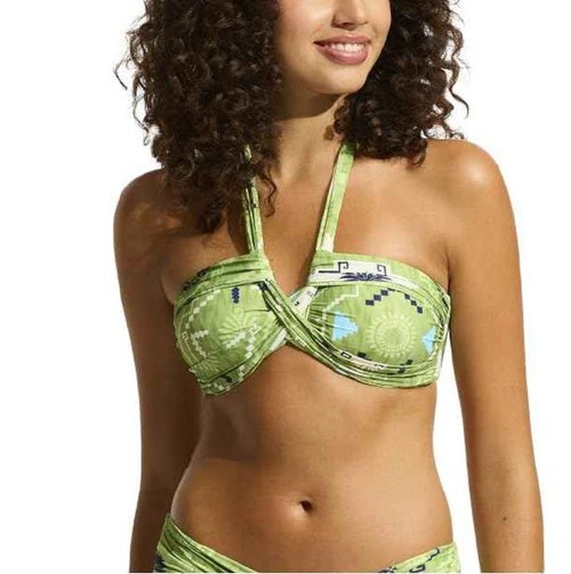 Seafolly Women's Bandeau Halter Bikini Top Swimsuit