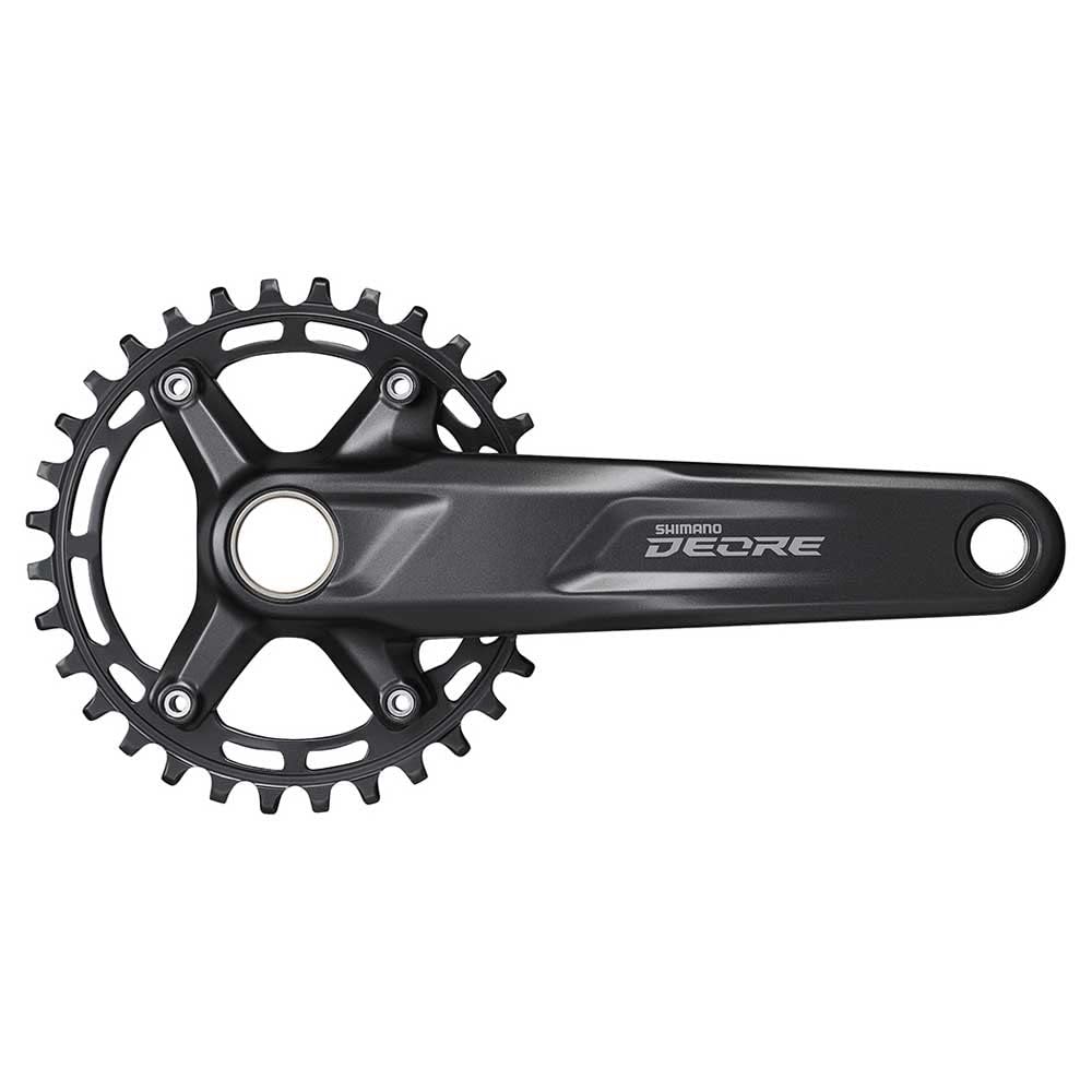 SHIMANO Unisex – Adult's M5100 Chain Set, Black, Standard Size