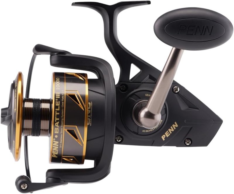 Battle IV Spinning Fishing Reel - Lightweight, Durable Design for Freshwater & Saltwater Fishing