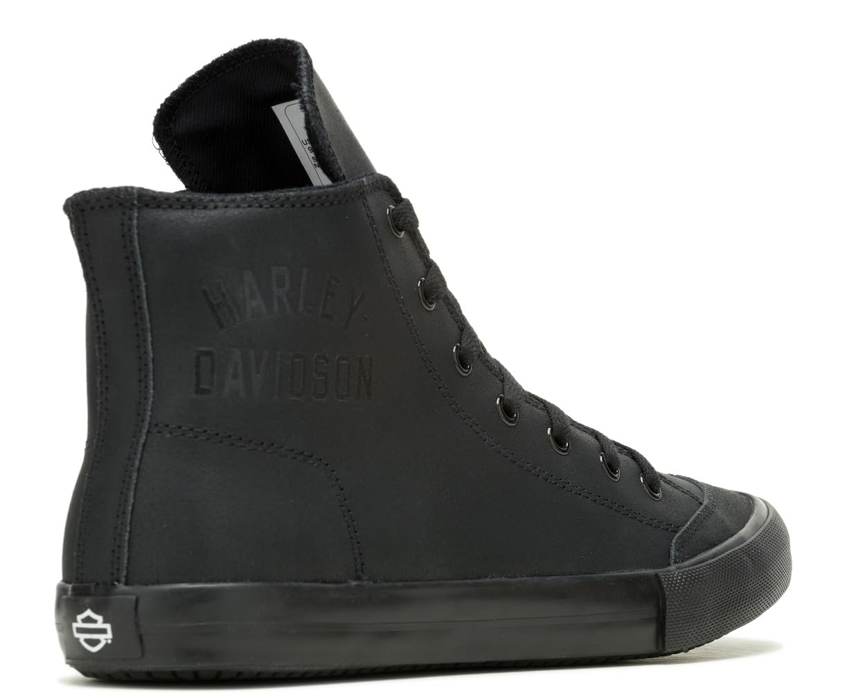 Harley-Davidson Men's Nathan Sneaker, Black, 7