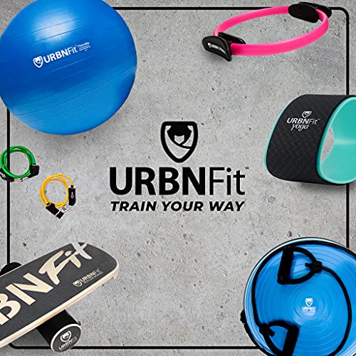 URBNFit Pilates Ring - 12" Magic Circle w/Dual Grip, Foam Pads for Inner Thigh Workout, Toning, Fitness & Pelvic Floor Exercise - Yoga Rings w/Bonus Exercise Guide