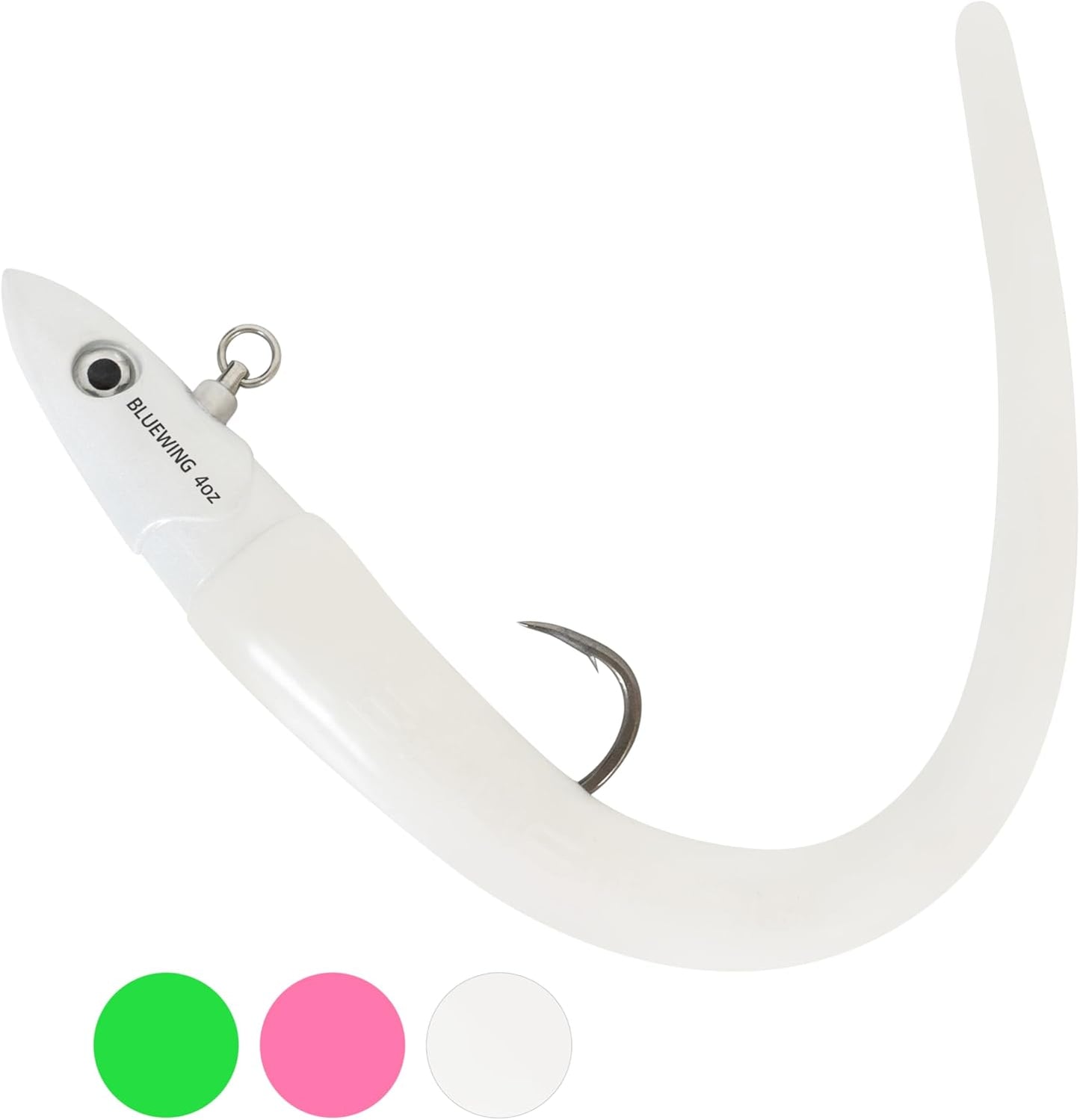 BLUEWING Saltwater Jig Heads - High Carbon Steel Hooks for Big Game Fishing | 2oz-7oz Sizes
