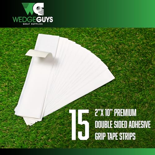 Wedge Guys Golf Grip Kits for Regripping Golf Clubs - Professional Quality - Options Include Hook Blade, 15 or 30 Golf Grip Tape Strips, 5 or 8 oz Golf Grip Solvent & Rubber Vise Clamp