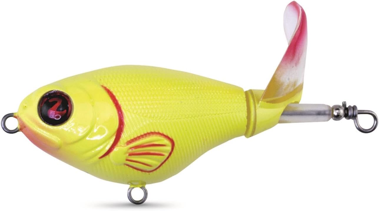 River2Sea Whopper Plopper 75 Fishing Lure - Bone Color | 3-Inch Topwater Bait