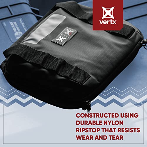 Vertx VTAC Pistol Case, Soft Gun Pouch Bag and Mag Holder, Ammo Tactical Gear Travel Accessories, Black