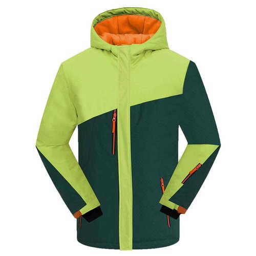 PHIBEE Big Boys' Waterproof Breathable Outdoor Warm Snowboard Ski Jacket Green 7