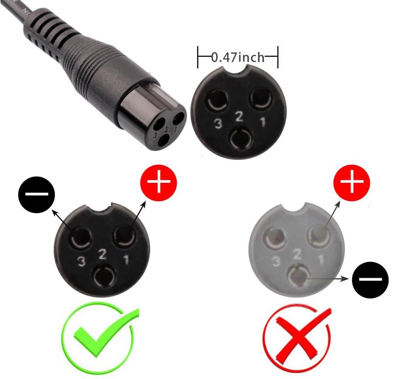 24V Charger for Scooter Razor Trikke E2 Ground Force Drifter Kart Crazy Cart Charger E300 E200 E100 E125 E150 PR200 MX350 Dirt Quad Pocket Mod