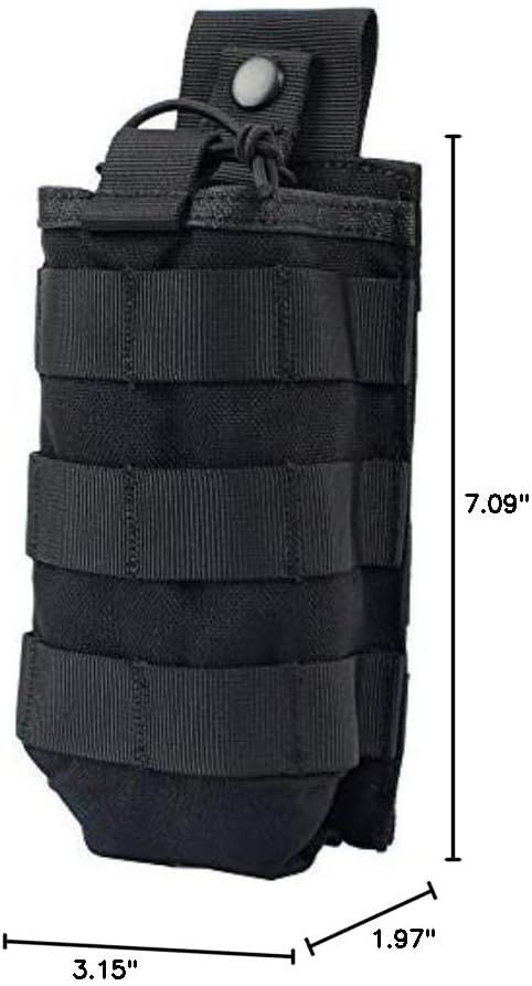 Tactical Radio Pouch - 1000D Molle Walkie Talkie Holder Case | Durable & Versatile Design