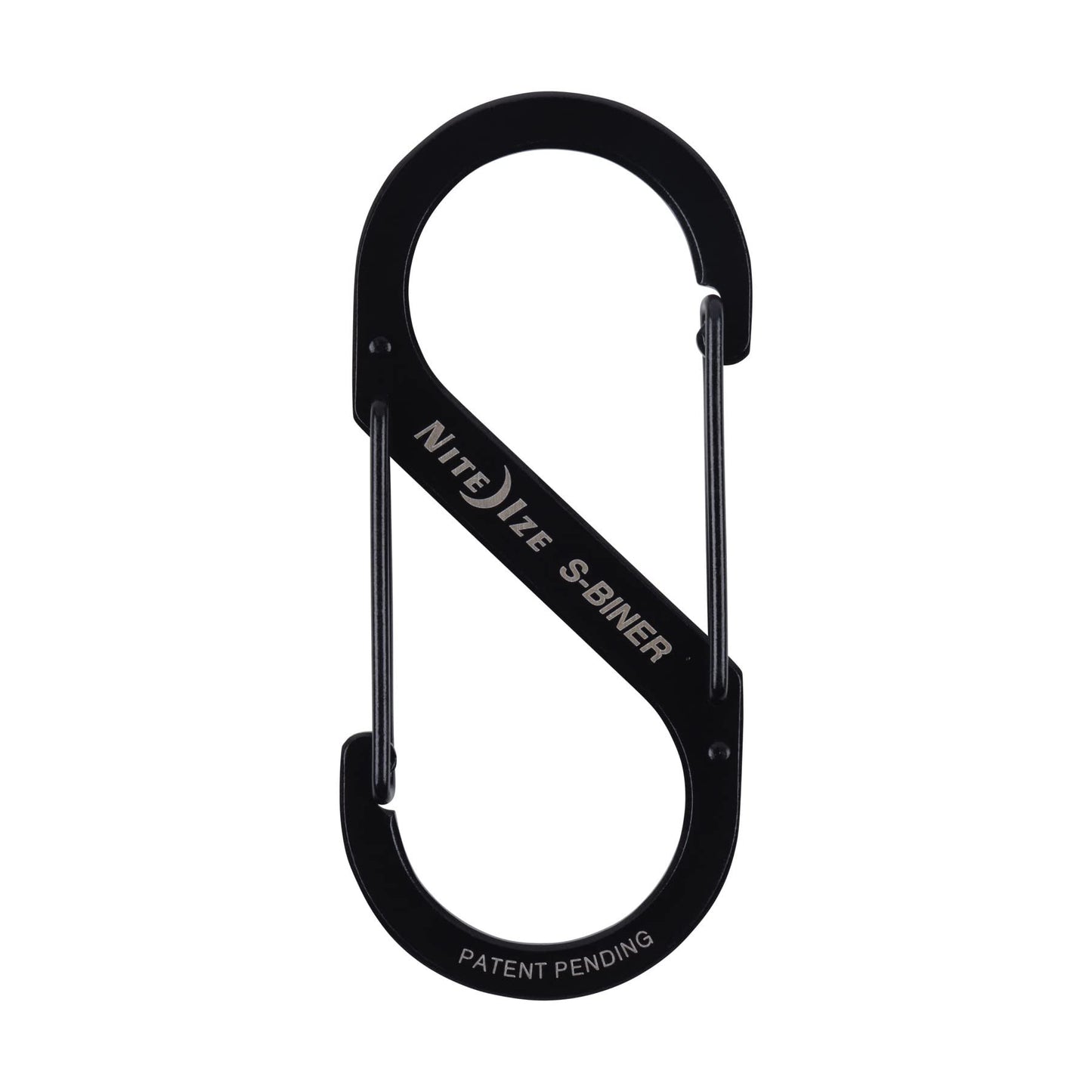 Nite Ize S-Biner Stainless Steel #4 Black Dual-Gated Carabiner Tool 75lb(2-Pack)