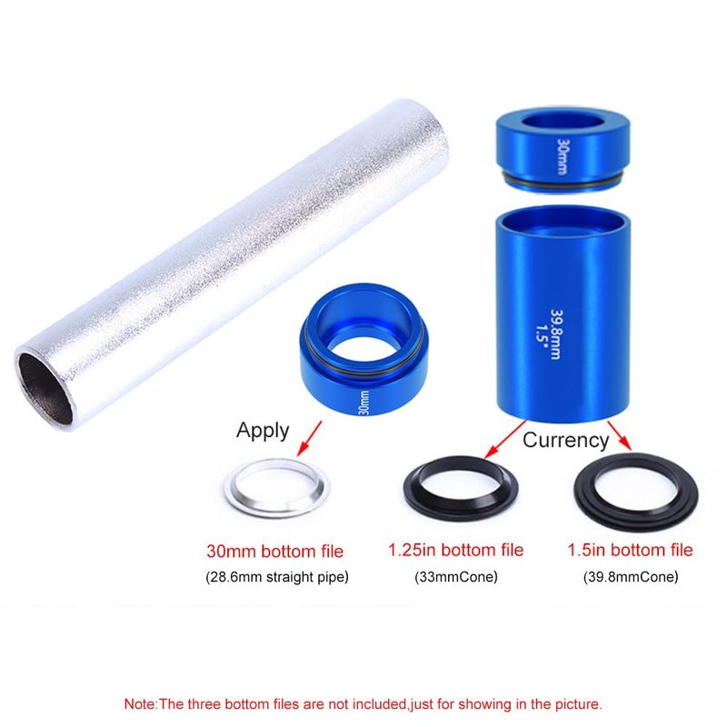 Crown Race Setting Tool, 3PCS Bike Fork Crown Race Setting Tool, Bicycle Fork Nut Setting Installer, Bicycle Repairing Front Fork Setter Kit 28.6mm