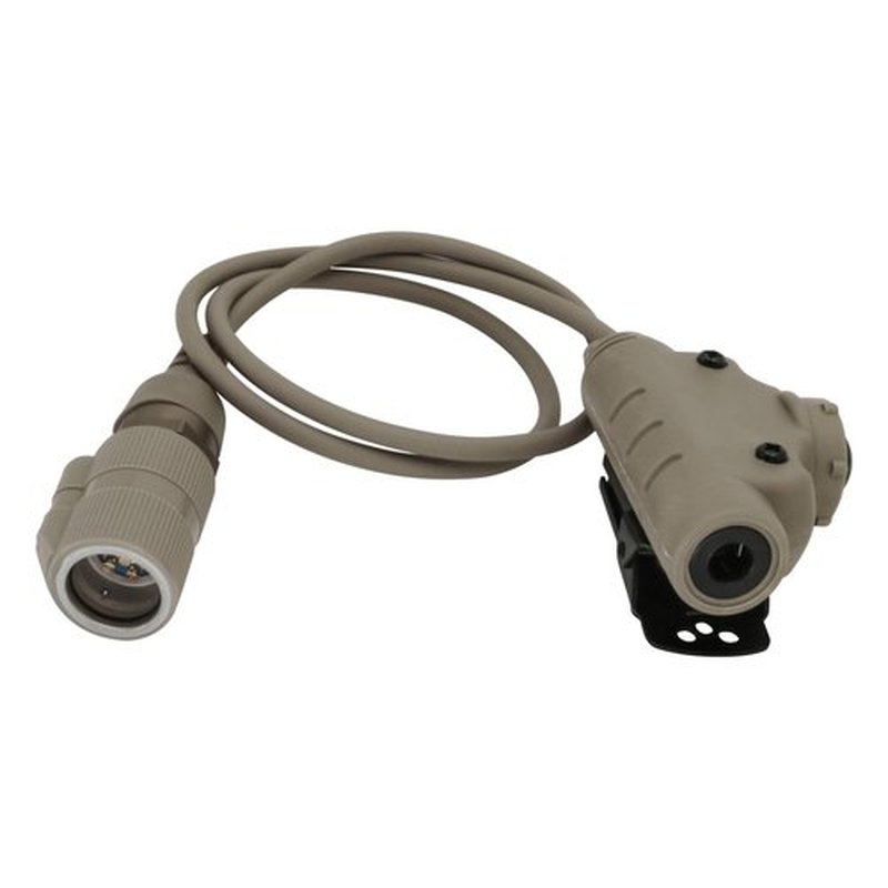 HEARFALCOM Tactical Military Accessories 6-Pin V2 U94 PTT Adapter for an/PRC 148 152 Walkie Talkie Compatible COMTAC SORDIN Tactical Headset (DE)