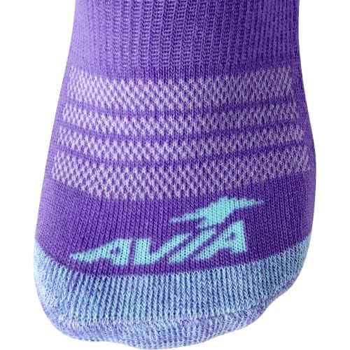 Avia Girls' Socks - 20 Pack Performance Cushion Quarter Cut Socks