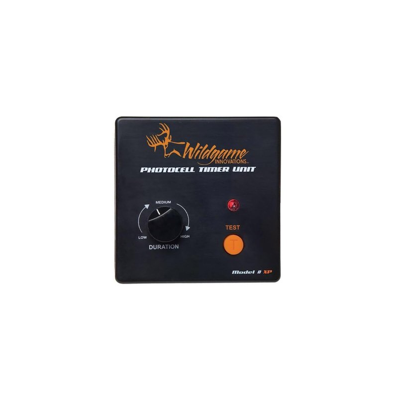 WILDGAME INNOVATIONS Trophy Hunter 6V Photocell Feeder Kit | Durable Weather-Resistant Power Control Unit & Photocell Timer with Dawn and Dusk Feed Times