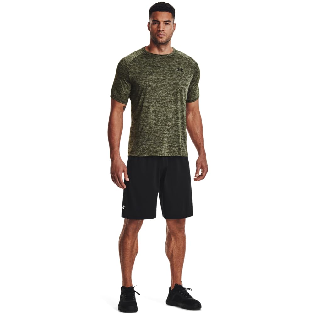 Under Armour Men's Tech 2.0 Short-Sleeve T-Shirt, (390) Marine OD Green / / Black, Large