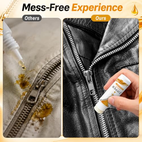9 Pack Zipper Wax Sticks for Clothes & Gear Lubrication - Portable Beeswax Zipper & Snap Lubricant