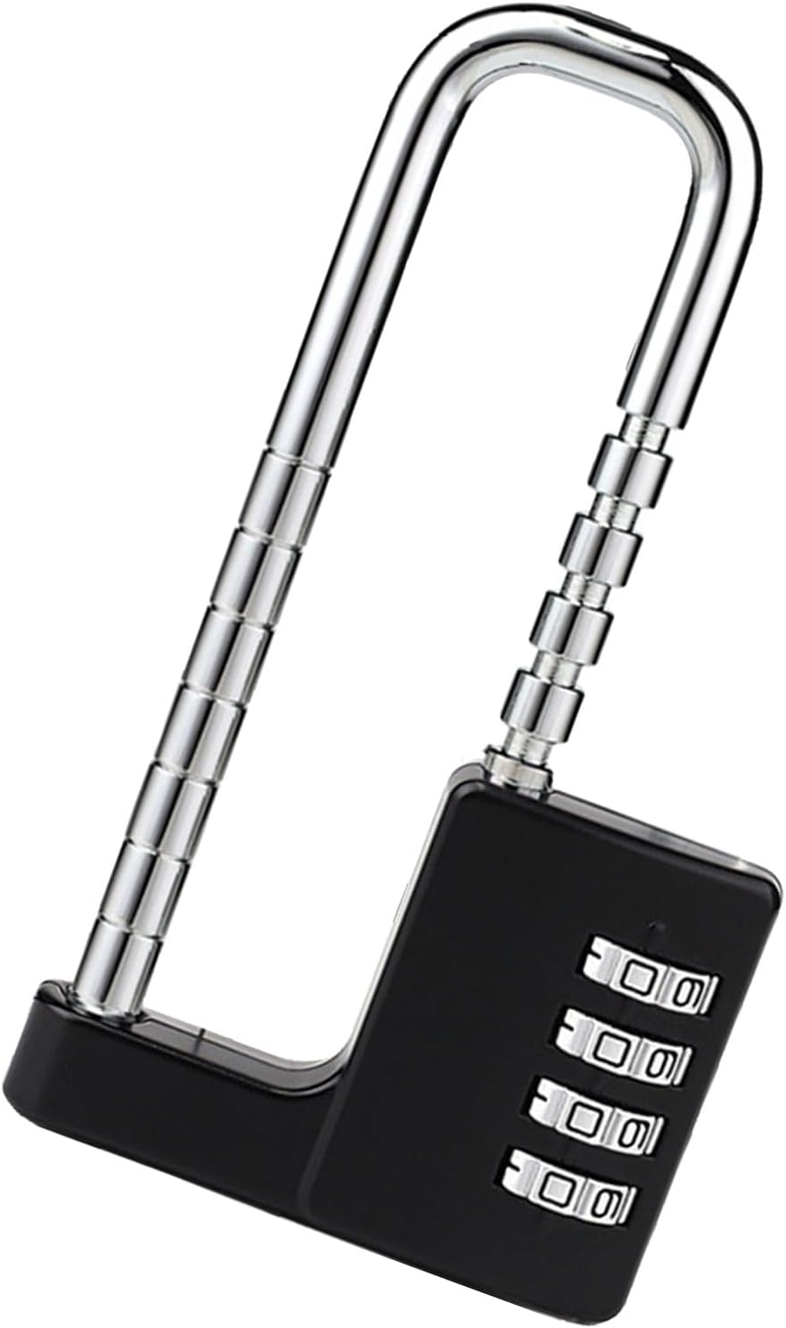 Adjustable Combination Lock - Long Shackles Security Padlock for Gym, School & Fence Use | Durable & Multifunctional