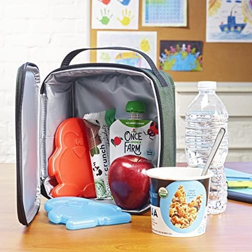 Kids Lunch Box Ice Packs - Slim Penguin Freezer Packs for Lunch Bags | 8 Pack
