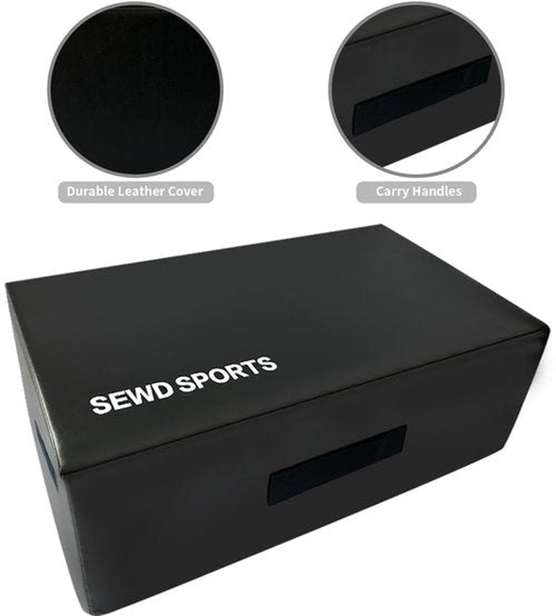 Pilates Sitting Box for Pilates Reformer by SEWD - Pilates Equipment for Home Gym and Professional Studio Use, Pilates Reformer Accessory for Pilates Exercises