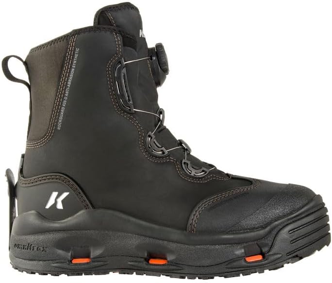Korkers Men's Devil's Canyon Fishing Boots - Felt & Kling-On Soles | Durable Waterproof Design