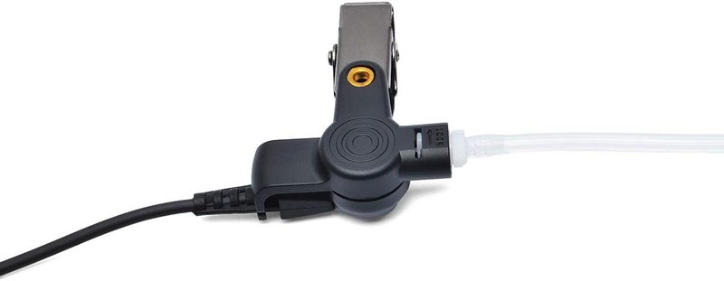 HYS Surveillance Earpiece - 3.5mm Clear Acoustic Coil Tube Headset for Two-Way Radios | Comfortable Fit