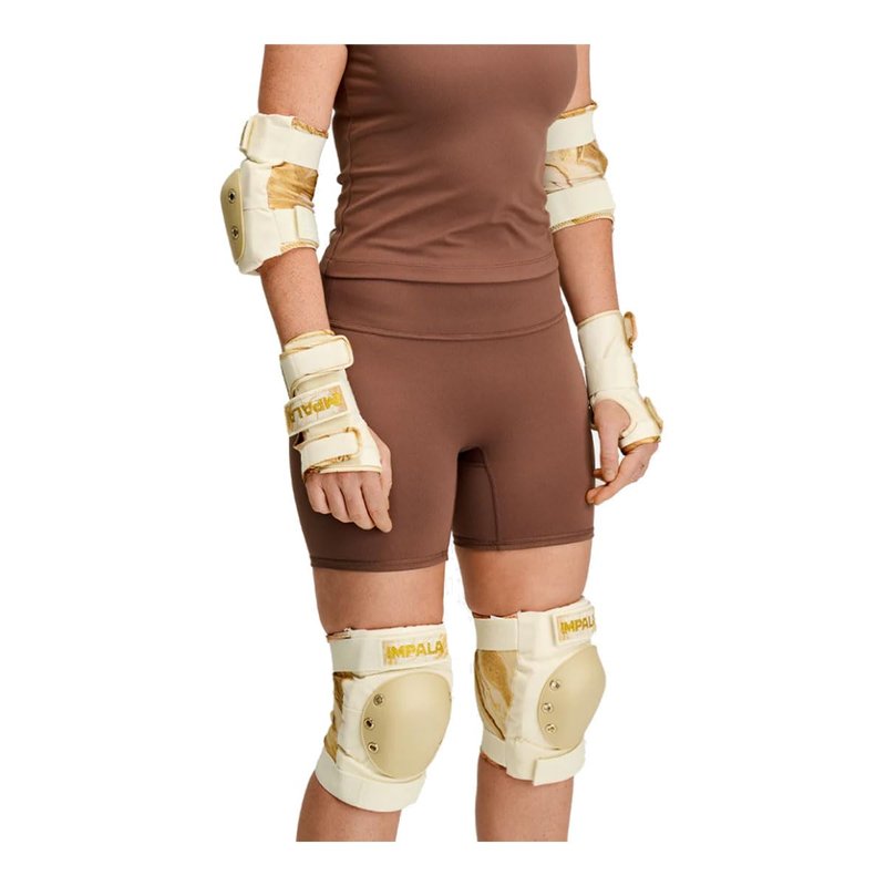 Impala Rollerskates Unisexs Protective Set Marawa Gold M