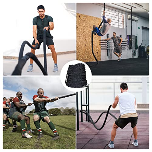 1.26 inch Battle Rope Battle Ropes for Home Gym Workout Rope Exercise Rope Gym Rope Workout Ropes for Home Gym Ropes