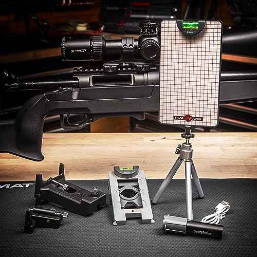 Real Avid Scope Leveling Kit & Precision Scope Level System, Complete Scope Mounting Kit for Mounting, Aligning & Leveling Rifle Scopes, Perfect Tool for Armorers & Hunters