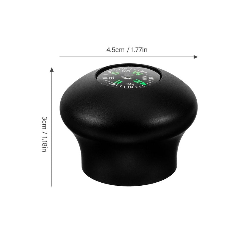 BESPORTBLE Compass for Walking Stick Toer Hiking Stick Compass Head Spherical for Trekking Pole Outdoor Pole Grip