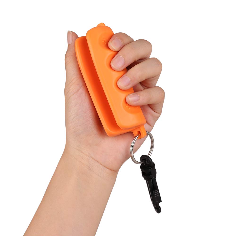 KRATARC Archery Arrow Puller Target Remover Gripper with Belt Clip (Orange-4pcs)