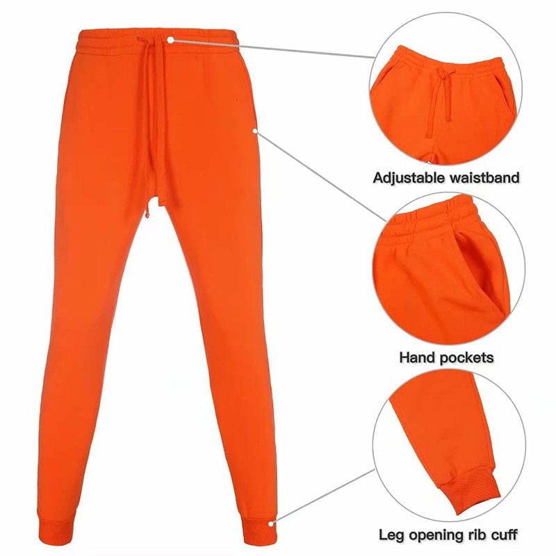 Megub track suit set 2 pieces for men Athletic warm sweatsuit Full Zip thick fleece hooded jogger suit casual winter warm sports outfits M-5X BIG(orange,2XL)