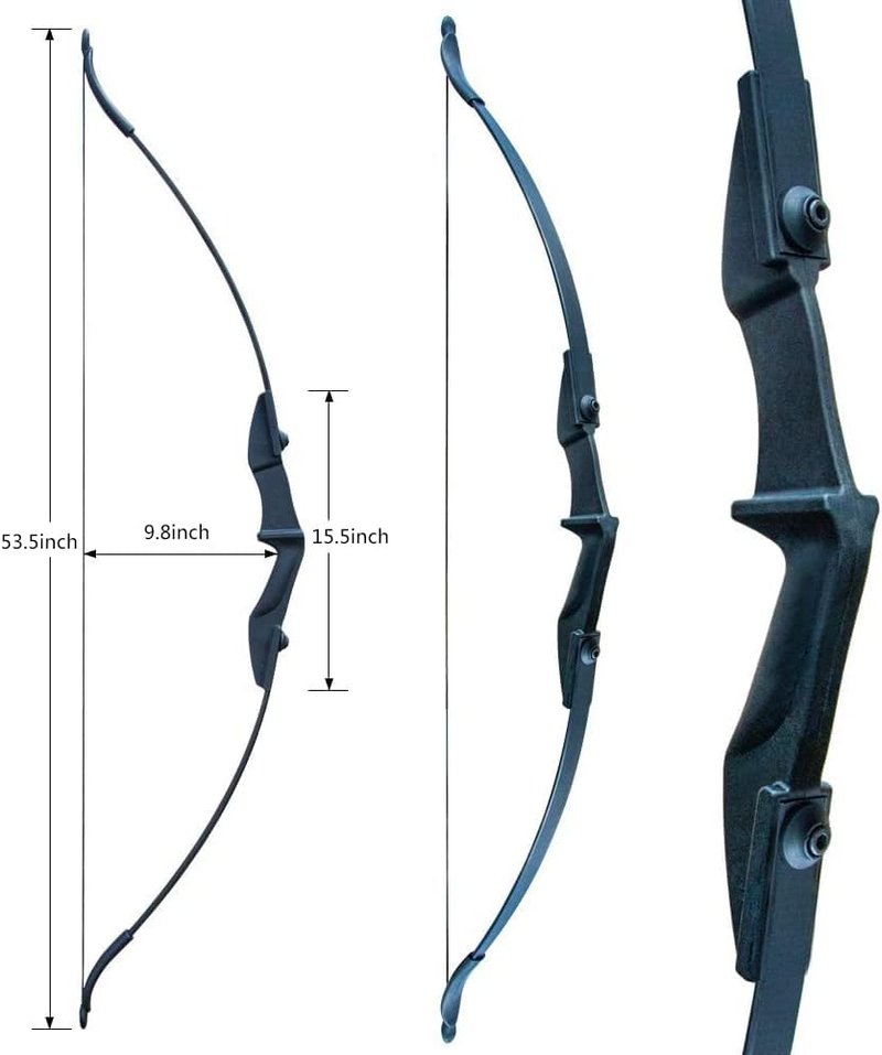 Archery Bow and Arrow Set for Adults & Teens - Takedown Recurve Bow 20-40lbs | Left & Right Handed for Outdoor Practice