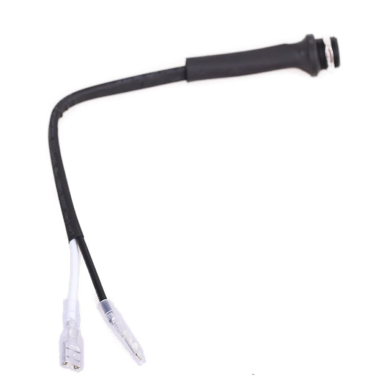 kzfuli Power Plug Connector Replacement Part with Dust Cover, Compatible with Peloton Fitness Bike Connector Input Line. Not Compatible with Bike Plus (Black White)