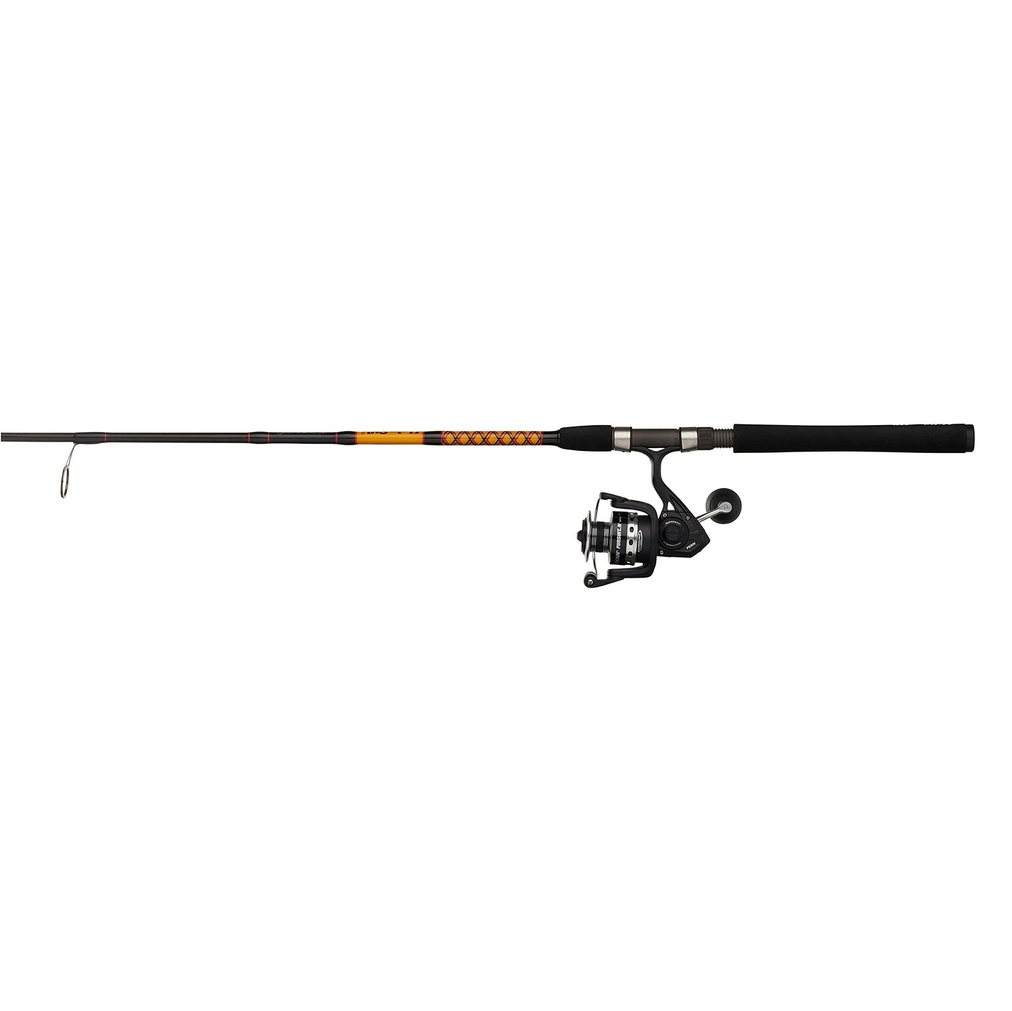 Ugly Stik Bigwater Fishing Rod & Penn Pursuit IV Spinning Reel Combo, Black/Red/Yellow