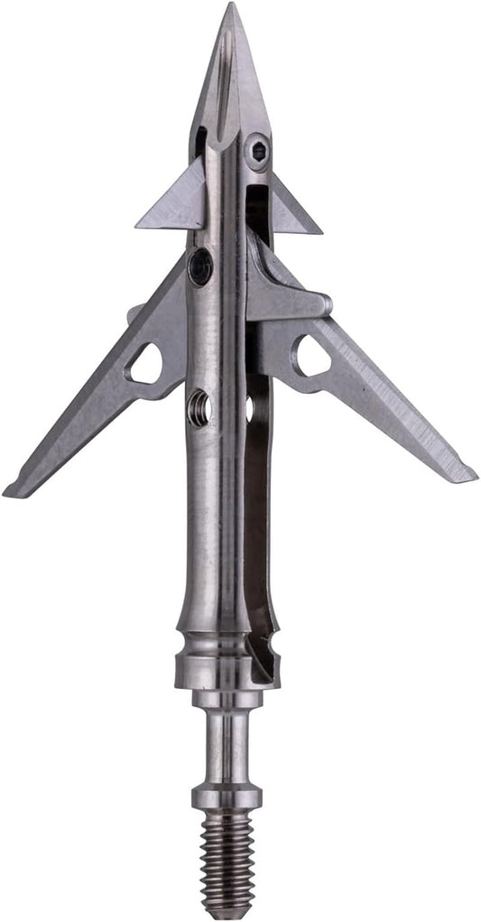 SEVR Titanium 2.0 Hybrid Broadheads - 100 Grains, 4 Pack for Precision Hunting