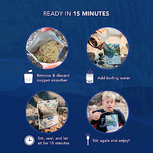 Backpacker's Pantry Lasagna - Freeze Dried Backpacking & Camping Food - Emergency Food - 28 Grams of Protein, Vegetarian - 1 Count