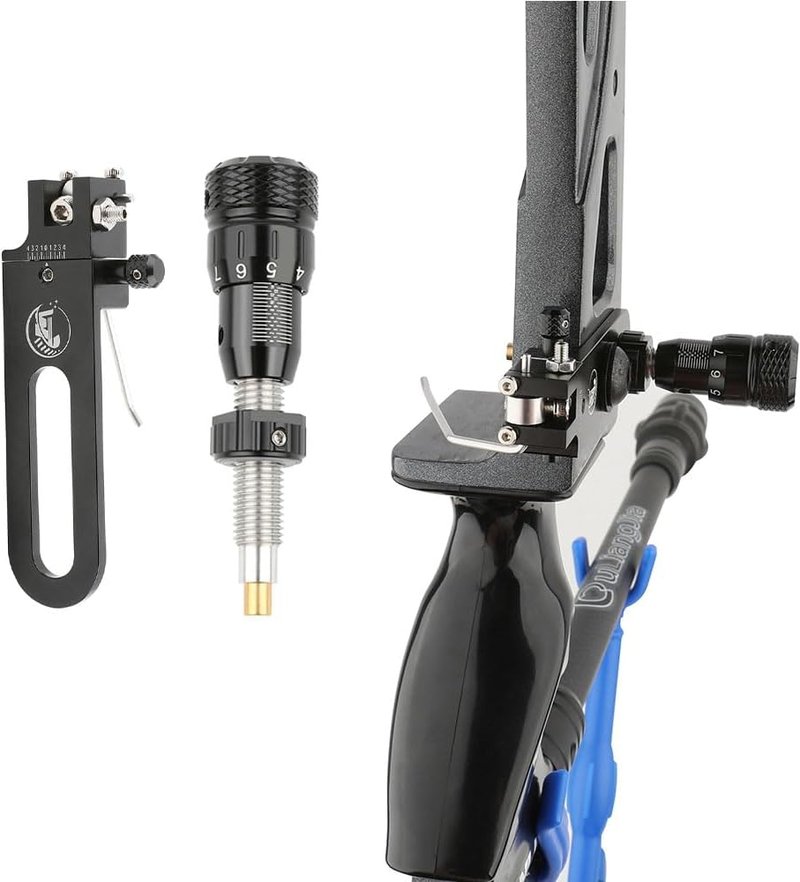 Archery Magnetic Arrow Rest - Adjustable Cushion Plunger for Recurve Bow | Right Hand