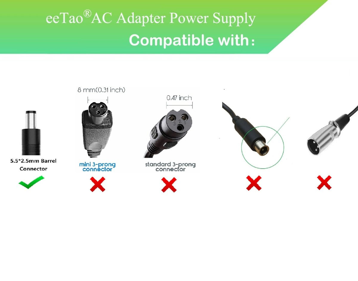 42V 1.5A Charger for GOTRAX GXL V2 Nano S3 ION G2 G3 G4 G5 Electric Scooter