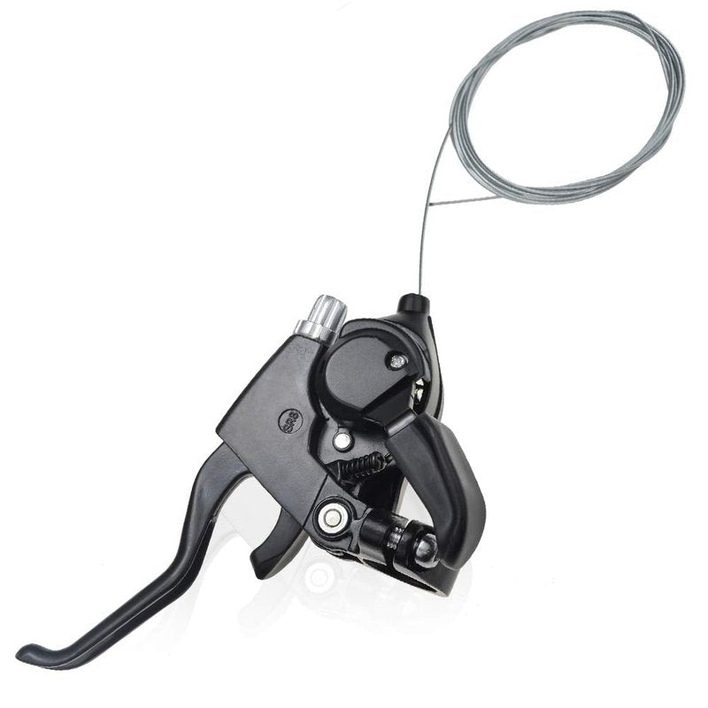 LITEONE Bicycle Brake Levers Shifter 3x7 21 Speed Shifter with Gear Indicator and V Brake Cable for Moutain Bike, Road Bike, MTB, BMX, Fixie Gear, Cycling